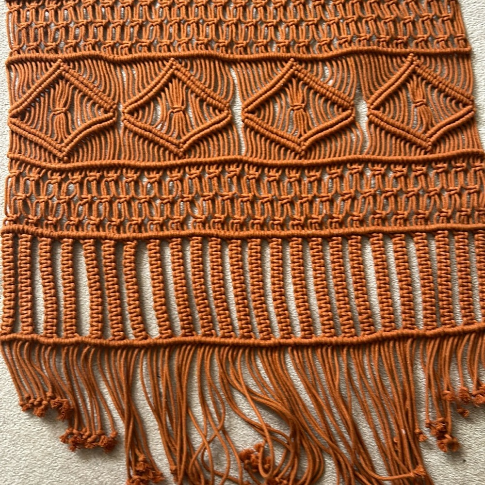 Opalhouse 25” x 35”  Woven Macrame  Hanging Wall Art